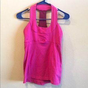 lululemon Dark Pink Scoop Neck